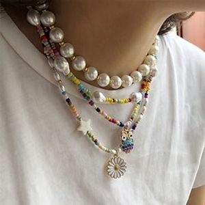 Women's necklace Ethnic Style Street Geometry Necklaces miniinthebox