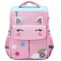 Eazy Kids 3D Unicorn School Bag - Pink - thumbnail