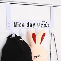 Creative Wrought Iron Door Hook Punching Storage Rack Wall Mount Organizer Storage Hook Towel Clothes Home Accessories Tools Lightinthebox - thumbnail