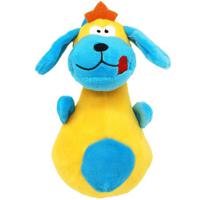 Plush Pet Squeakz Dogator ( Blpoe/Yellow) Dog Toy - 10 X 16Cm