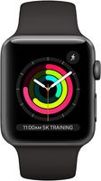Apple Watch Series 3, Space Grey Aluminium Case with Black Sport Band, 42mm GPS Apple Watch Series 3, Space Grey Aluminium Case with Black Sport Band, 42mm GPS