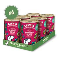 Lily's Kitchen Mighty Burrito Bowl Adult Wet Dog Food Box 6x400G