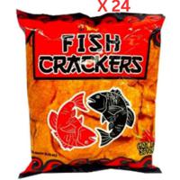 Chick Boy Fish Cracker Hot & Spicy Flv 100Gm Pack Of 24 (UAE Delivery Only)