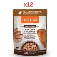Instinct Healthy Cravings Duck Wet Cat Food 85G (Pack of 12)
