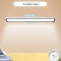 Rechargeable LED Magnetic Reading Light, Desk Lamp 3 Color Modes Stepless Dimming Eye Protection Remote Control Table Lamp Touch Dimming Bedroom Dormitory Light Lightinthebox - thumbnail