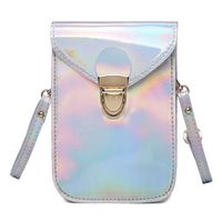 Stylish Creative Silver 5.5inch Phone Bag Shoulder Bag Crossbody Bags