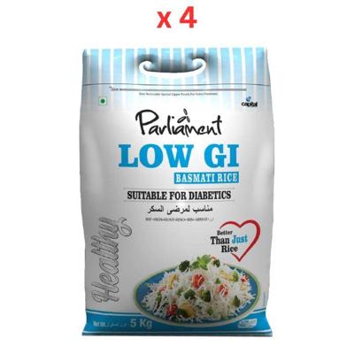 Parliament Low Gi Basmati Rice 5Kg Pack of 4 Parliament Low Gi Basmati Rice 5Kg Pack of 4