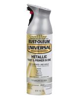 RustOleum Universal Metallic Titanium Silver 11 Oz RustOleum Universal Metallic Titanium Silver 11 Oz