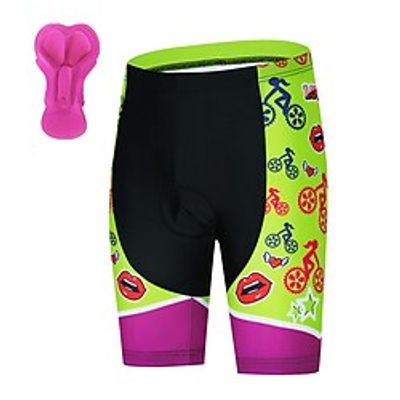 21Grams Women's Cycling Shorts Bike Padded Shorts  Chamois Bottoms Mountain Bike MTB Road Bike Cycling Sports Gear Green Quick Dry Moisture Wicking Clothing Apparel Bike Wear  Stretchy Lightinthebox