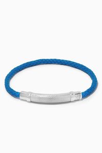 Tubo Gomma Bracelet in Sterling Silver & Rubber