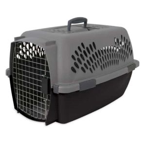 Petmate Pet Porter 32 Inch Traditional 30 - 50Lbs, Gray And Black