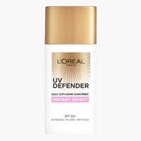 Loreal UV Defender Instant Bright Daily Anti-Ageing Sunscreen SPF 50+ with Niacinamide - 50 ml