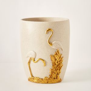Flamingo Embossed Waste Bin