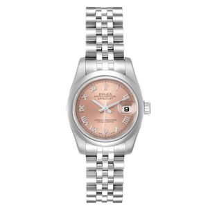Datejust Salmon Roman Dial Steel Ladies Watch 179160