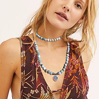 Women's Men's Pendant Necklace Beaded Necklace Stacking Stackable Precious Laugh Joy Flower Shape Lucky Ethnic Fashion Vintage Punk Stone Alloy Rainbow 96 cm Necklace Jewelry 1pc For Sport Masquerade miniinthebox - thumbnail