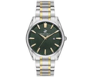 Beverly Hills Polo Club Men's Analog Green Dial Watch - BP3356X.270