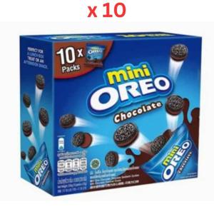 Oreo Mini Chocolate Pouch 20.4G x 10 Pieces Carton