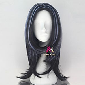 Synthetic Wig Mantis Guardians of the Galaxy Curly Middle Part Wig Medium Length Black / Blue Synthetic Hair 22 inch Women's Cool Color Gradient Blue miniinthebox