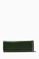V Lorelai Clutch in Snake-Embossed Leather - thumbnail