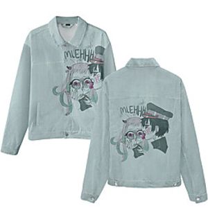 Inspired by Toilet Bound Hanako kun Nene Yashiro Hanako kun Anime Cartoon Cloth Denim  Anime Harajuku Graphic Coat For Women's Men's Unisex Couple's miniinthebox