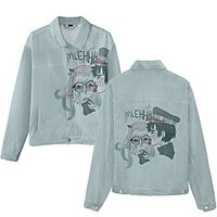 Inspired by Toilet Bound Hanako kun Nene Yashiro Hanako kun Anime Cartoon Cloth Denim  Anime Harajuku Graphic Coat For Women's Men's Unisex Couple's miniinthebox - thumbnail
