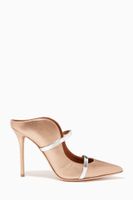 Maureen 100 Mules in Metallic Nappa - thumbnail
