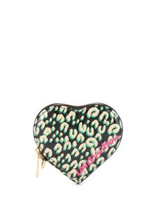 Louis Vuitton pre-owned Coeur leopard print coin purse - Green