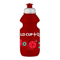 Fifa World Cup 2022 Printed Kids Sport Leak Proof Water Bottle - Maroon 350 ml