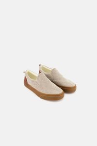 Kids Boys Slip On Shoes  Grey