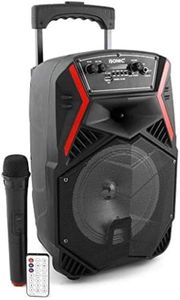 iSonic Trolley Speaker With Mic, Black - iS 469