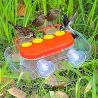 Window Hummingbird Feeders Hanging Hummingbird Feeder with Suction Cup Tabletop Humming Bird Feeder Bird Water Station Trays Lightinthebox