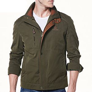 Men's Hiking Jacket Hiking Windbreaker Military Tactical Jacket Outdoor Thermal Warm Windproof Quick Dry Lightweight Outerwear Trench Coat Top Skiing Ski  Snowboard Fishing Wine Red Black blue Army Lightinthebox