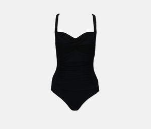 Womens Marilyn Halterine One Piece  Black