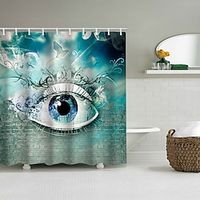 Bathroom Shower Curtains  Hooks Country Polyester Waterproof Lightinthebox - thumbnail