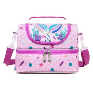 Eazy Kids Dual Compartment Lunch Bag Mermaid - Purple