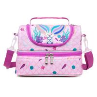 Eazy Kids Dual Compartment Lunch Bag Mermaid - Purple