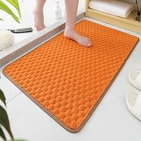Turtle Velvet Floor Mat Living Room Bedroom Carpet Bathroom Absorbent Foot Mat Entrance Door Kitchen Bathroom Non Slip Door Mat Lightinthebox - thumbnail