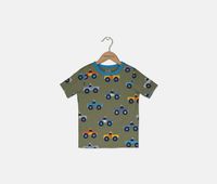 Toddlers Allover Print Shirt  Olive - thumbnail