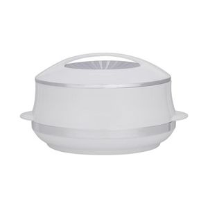 Elite Gold Insulated Casserole, Firm Twist Lock-(White)-(RF11146)