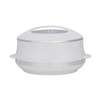 Elite Gold Insulated Casserole, Firm Twist Lock-(White)-(RF11146) - thumbnail