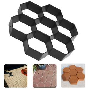 30x30cm DIY Driveway Paving Pavement Stone Mold Concrete Stepping Pathmate Mold Paver