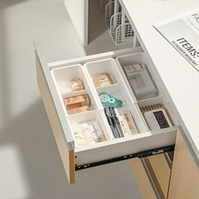 Retractable Drawer Organizer For Desk Compartment Storage Box Adjustable Clothes Container Makeup Sorting Storage Box Lightinthebox