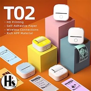 Phomemo Pocket Printer Portable Thermal Printer Inkless Stickers Maker Mini Wireless Printer for Home School Office Lightinthebox