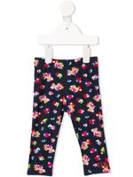 Kenzo Kids Japanese Flower print leggings - Blue