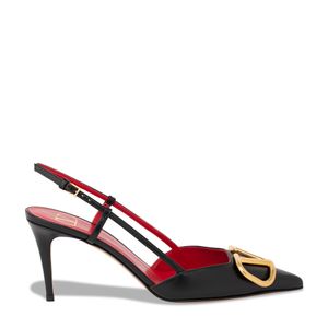 VLogo Signature slingback pumps