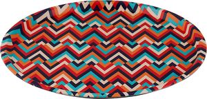 Royalford 36 Cm Round Leather Tray-(Multicolor)-(RF11266)