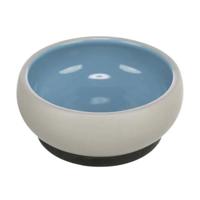 Trixie Ceramic Rubber Band Dog Bowl Blue 17cm