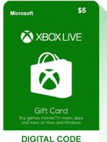 Xbox Live $5 USD - Instant E-Mail Delivery