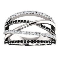 Couple Rings Wedding Fancy Black White Alloy Drop Elegant Cute Stylish Lightinthebox - thumbnail