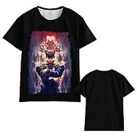 Inspired by JoJo's Bizarre Adventure Josuke Higashikata T-shirt Anime 100% Polyester Anime 3D Harajuku Graphic T-shirt For Men's / Women's / Couple's miniinthebox - thumbnail